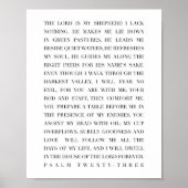 Psalm 23 poster (Vorne)