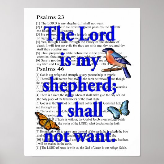 Psalm 23 poster (Vorne)