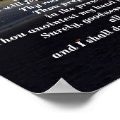 PSALM 23 POSTER (Ecke)