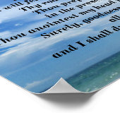 PSALM 23 POSTER (Ecke)