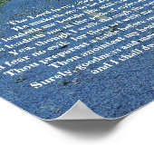 PSALM 23 POSTER (Ecke)