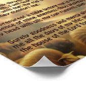 Psalm 23 poster (Ecke)