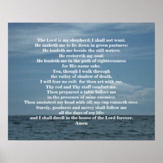 PSALM 23 POSTER