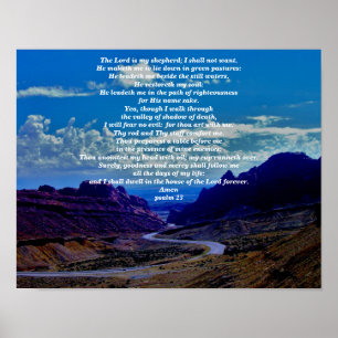 PSALM 23 POSTER