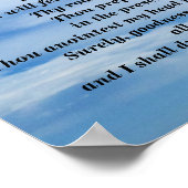 PSALM 23 POSTER (Ecke)