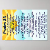 Psalm-23-Poster Poster (Vorne)