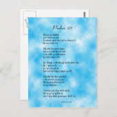 Psalm 23. Postkarte (Vorne/Hinten)