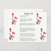 Psalm 23 postkarte (Vorne/Hinten)