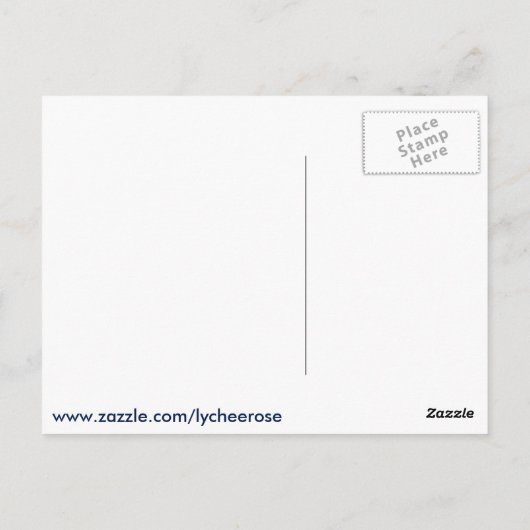 Psalm 23 Postkarte (Rückseite)