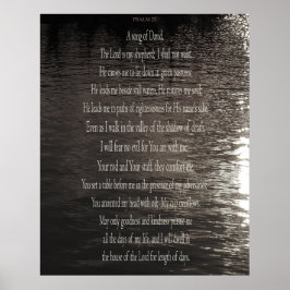 Psalm 23 Print, David, Value Poster Paper (Matte)