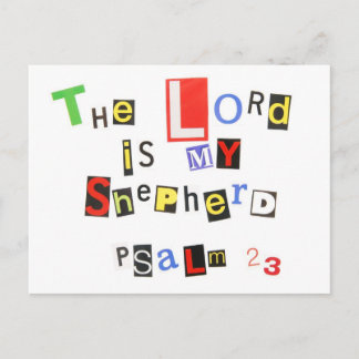Psalm 23 Ransom Hinweis Postkarte