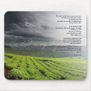 Psalm 23 & Reben-Mauspads Mousepad