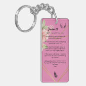 Psalm 23 Schlüsselanhänger (Vorderseite links)