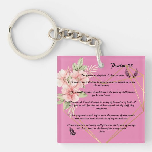 Psalm 23    Schlüsselanhänger (Vorderseite)
