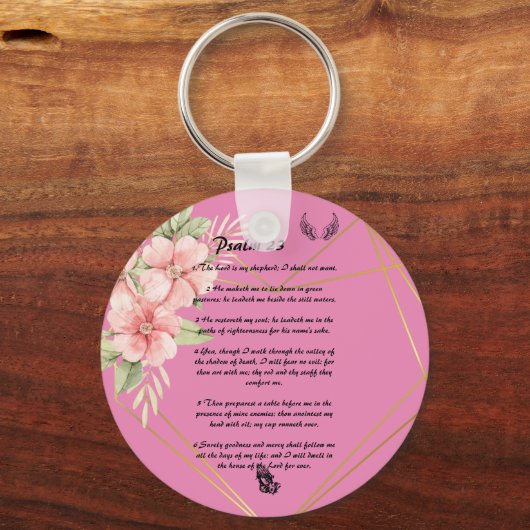 Psalm 23 Schlüsselanhänger (Vorderseite)