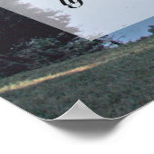 Psalm 23 Schrift Drucken Poster (Ecke)