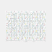 Psalm 23 Schrift Inspiriert Fleecedecke (Vorderseite (Horizontal))