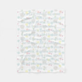 Psalm 23 Schrift Inspiriert Fleecedecke (Vorderseite)