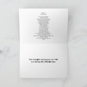 Psalm 23; Schwierige Zeit Karte (Innenseite)