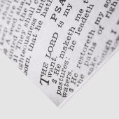 Psalm 23 seidenpapier (Ausschnitt)