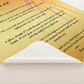 Psalm 23 sherpadecke (3/4)