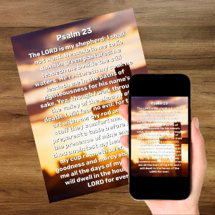 Psalm 23 Sonnenkreuz Feier des Lebens Begräbnis  Einladung