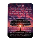 Psalm 23 Sonnenuntergangsbaum Magnet (Vertikal)
