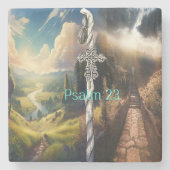 Psalm 23 steinuntersetzer (Vorderseite)