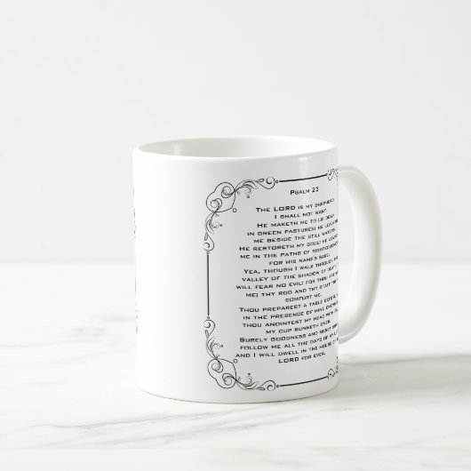 Psalm 23 Tasse (VorderseiteRechts)
