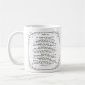 Psalm 23 Tasse (Links)