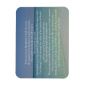 Psalm 23 The Lord is My Shepherd Beautiful Beach Magnet (Vertikal)