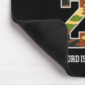 Psalm 23 The Lord Is My Shepherd Camouflage Christ Mousepad (Ecke)