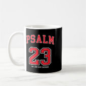 Psalm 23 The Lord Is My Shepherd Christian Footbal Kaffeetasse (Links)