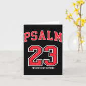 Psalm 23 The Lord Is My Shepherd Christian Footbal Karte (Gelbe Blume)