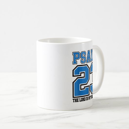 Psalm 23 The Lord Is My Shepherd Funny Christian T Kaffeetasse (VorderseiteRechts)