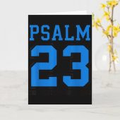 Psalm 23 The Lord Is My Shepherd Funny Christian T Karte (Gelbe Blume)