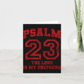 Psalm 23 The Lord Is My Shepherd Karte (Vorderseite)