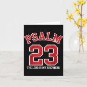 Psalm 23 The Lord Is My Shepherd Karte (Gelbe Blume)