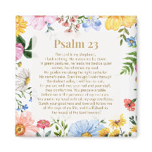 Psalm 23 The Lord is My Shepherd Magnet
