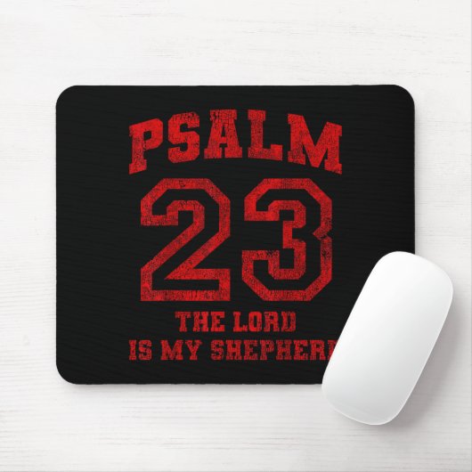 Psalm 23 The Lord Is My Shepherd Mousepad (Mit Mouse)