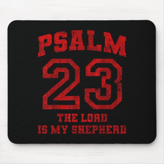 Psalm 23 The Lord Is My Shepherd Mousepad (Vorne)