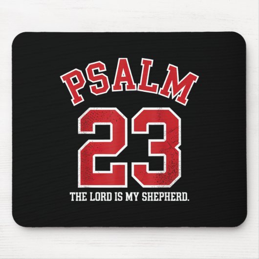 Psalm 23 The Lord Is My Shepherd Mousepad (Vorne)