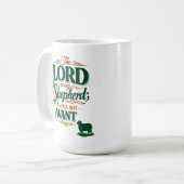Psalm 23 The Lord Is My Shepherd Mug Kaffeetasse (Vorderseite Links)