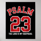 Psalm 23 The Lord Is My Shepherd Poster (Vorne)
