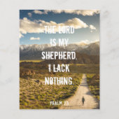 Psalm 23 The LORD is my shepherd, Scripture Poster Flyer (Vorne)