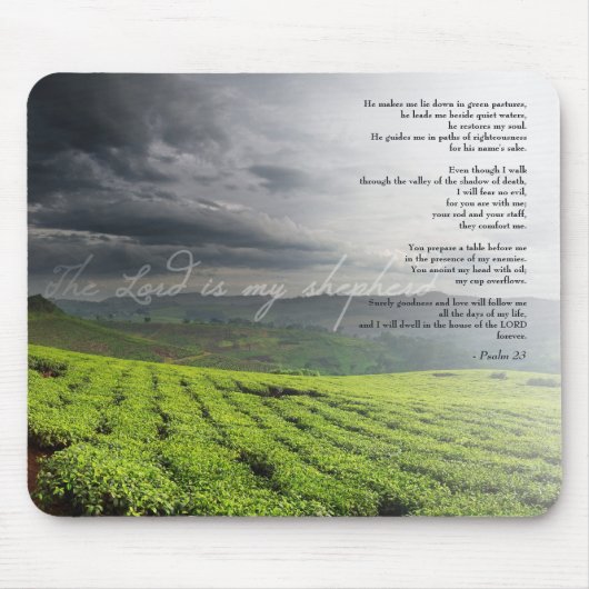 Psalm 23 u. Reben Mousepads (Vorne)