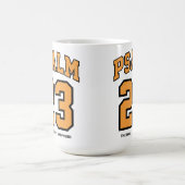 Psalm 23 Varsity Sports Gold Black Christlich Kaffeetasse (Mittel)