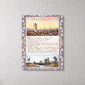 Psalm 23 Vintag Leinwanddruck (Vorderseite)