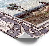 Psalm 23 Vintag Poster (Ecke)