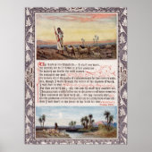 Psalm 23 Vintag Poster (Vorne)